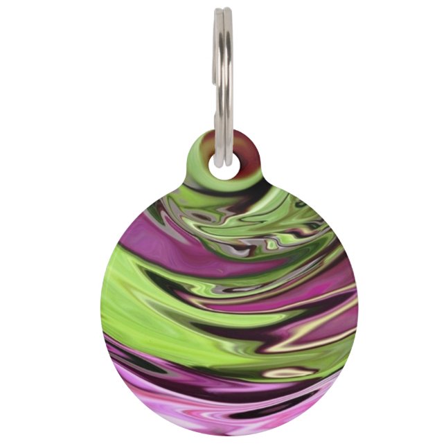 Clematis Eye Abstract Huisdierpenning (Voorkant)