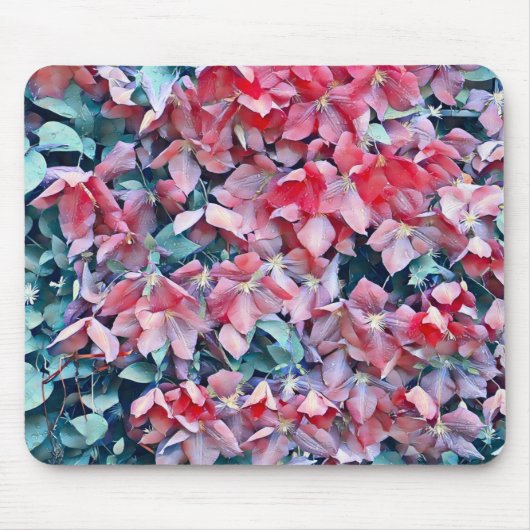 Clematis Flowers Muismat (Voorkant)