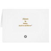 CLEMATIS GRETTINGS-KAART (Achterkant Horizontaal)