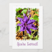 CLEMATIS KAART (Voorkant / Achterkant)