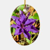 CLEMATIS KERAMISCH ORNAMENT (Voorkant)