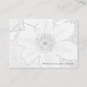 Clematis-Plaatskaarten Plaatskaartje (Achterkant)