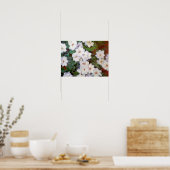 Clematis, schilderij van 1887 van Claude Monet, Poster (Keuken)