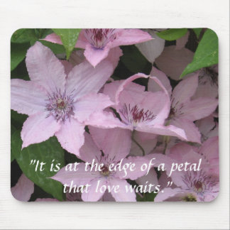 Clematis Unfurled Mousepad Muismat
