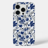 Clematis Vine Blue Waterverf Bloemen Case-Mate iPhone Case (Achterkant)