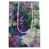 Clematis Vine Handschrift Ephemera Medium Cadeauzakje (Achterkant)