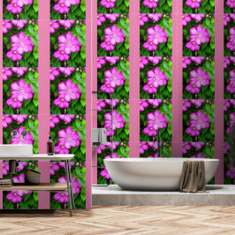 Clematis Wallpaper Behang
