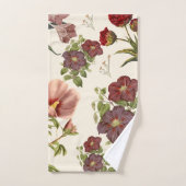 Clématite Fleurale Élégante Fruité Sombre (Serviette à main)