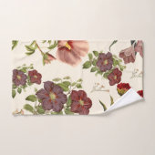 Clématite Fleurale Élégante Fruité Sombre (Serviette à main)
