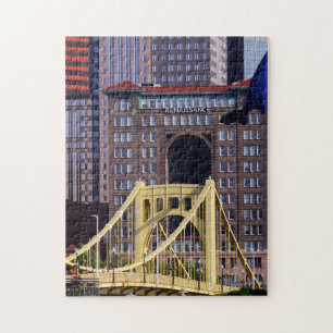 Clemente Bridge Pittsburgh Skyscrapers Legpuzzel
