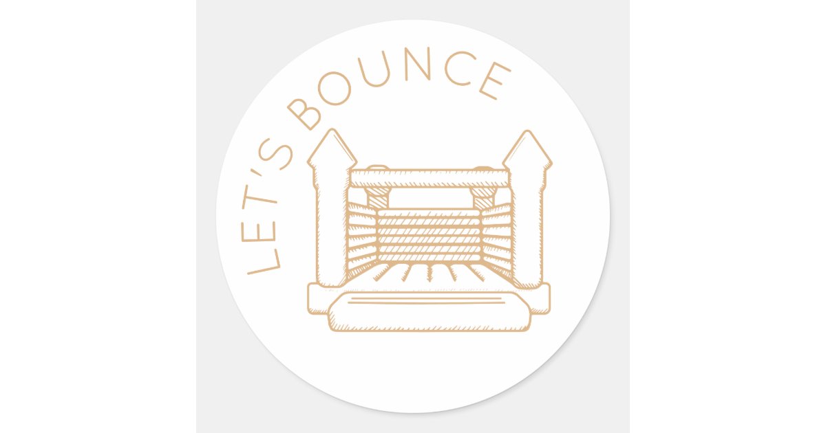 Bounce Sticker Clementine Bounce House