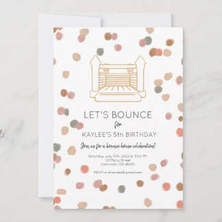 Clementine Bounce Invitation de la fête de la mais