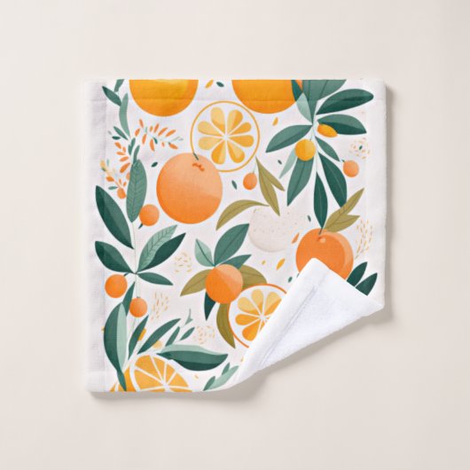 Clementine mandarine (Gant de toilette)