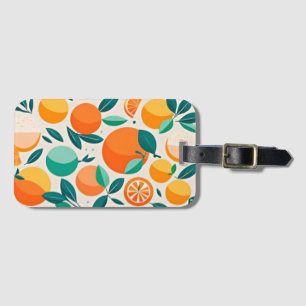 Clementine mandarine bagagelabel