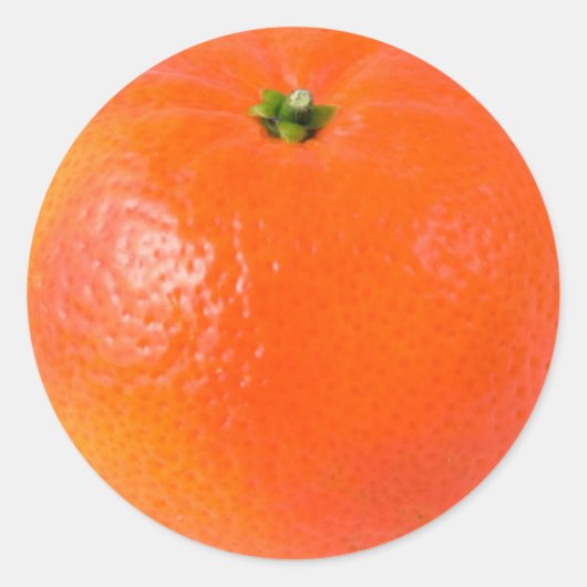Clementine oranje Sticker (Voorkant)