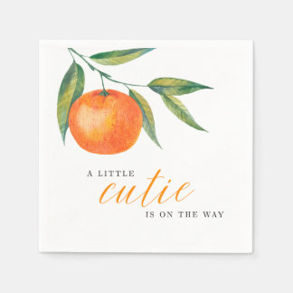 Clementine Watercolor "Mijn Schatje" Baby Shower Servet