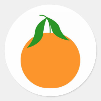 clementineontwerp ronde sticker