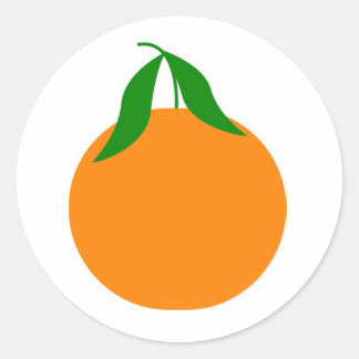 clementineontwerp ronde sticker