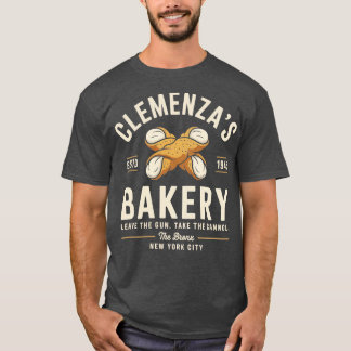 Clemenza's bakkerij-fotokamer t-shirt