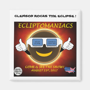 CLEMSON ECLIPSE MAGNET MAGNEET