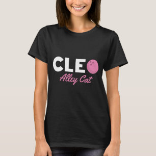 Cleo Alley Cat Bowling T-shirt