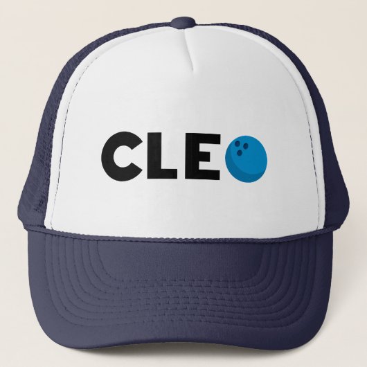 Cleo bowling trucker pet (Voorkant)