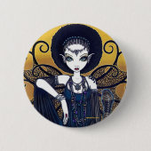 Cleo Feary Goddess Button (Voorkant)