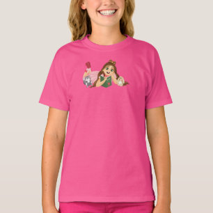 Cleo kan een T-shirt met een hendel Stropdassen