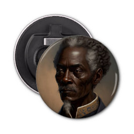 Cleon Porträt Gemälde Button Flesopener