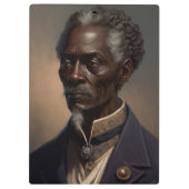 Cleon Porträt Gemälde Klembord (Achterkant)