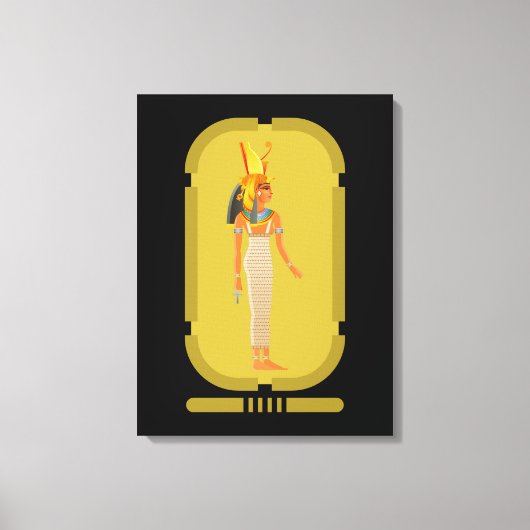 Cleopatra Canvas Afdrukken (Voorkant)