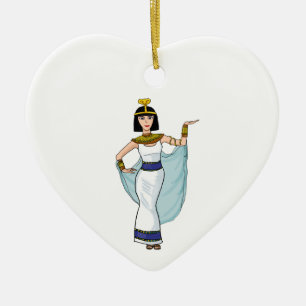 Cleopatra de farao van Egypte Keramisch Ornament
