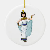 Cleopatra de farao van Egypte Keramisch Ornament (Achterkant)