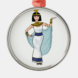 Cleopatra de farao van Egypte Metalen Ornament