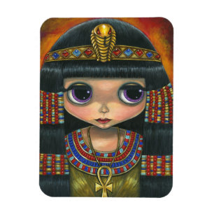 Cleopatra Doll Magnet Slang Hoofdtooi Leuk Magneet