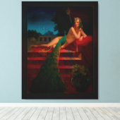 Cleopatra door Edward Mason Eggleston Canvas Afdruk (Insitu (Houten vloer))