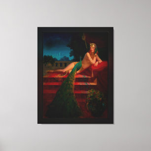 Cleopatra door Edward Mason Eggleston Canvas Afdruk
