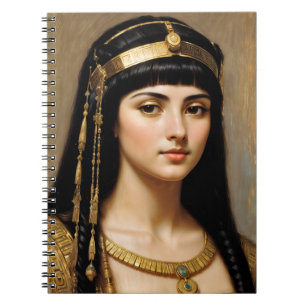 Cleopatra Egyptische Koningin Kunst Notitieboek