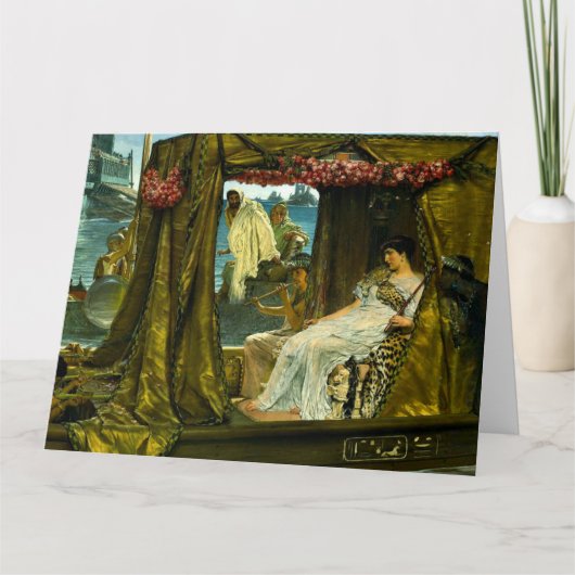Cleopatra en Anthony, 1883 Kaart (Voorkant)