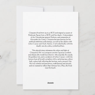 Cleopatra Feestdagenkaart