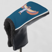 Cleopatra. Golfheadcover (3/4 voorkant)