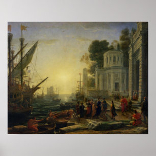 Cleopatra Ontschepen bij Tarsus, 1642 Poster