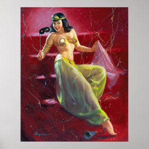 Cleopatra Pin Up Poster