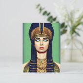 Cleopatra "Queen of Kings" Briefkaart (Staand voorkant)