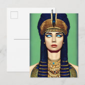 Cleopatra "Queen of Kings" Briefkaart (Voorkant / Achterkant)