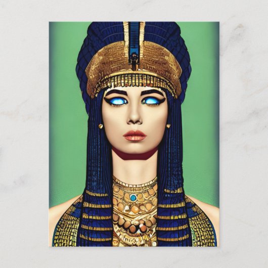 Cleopatra "Queen of Kings" Briefkaart (Voorkant)