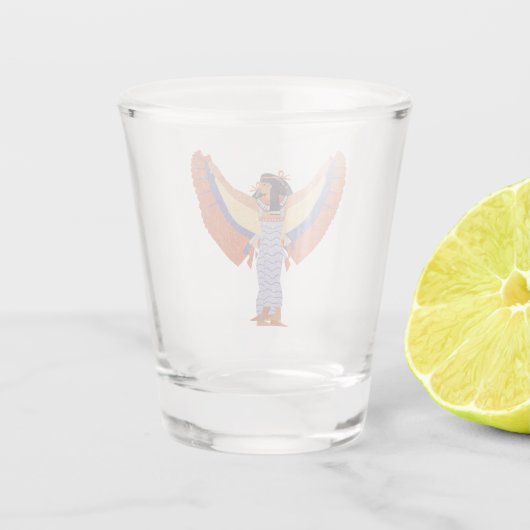 Cleopatra. Shot Glas (Achterkant)