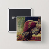 Cleopatra Vierkante Button 5,1 Cm (Voorkant /achterkant)