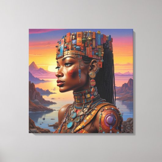 Cleopatra's Blik Canvas Afdruk (Voorkant)