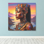 Cleopatra's Blik Canvas Afdruk (Insitu (Houten vloer))